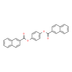 ChemSpider 2D Image | 1,4-Phenylene di(2-naphthoate) | C28H18O4