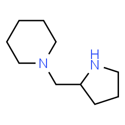 ChemSpider 2D Image | 1-(2-Pyrrolidinylmethyl)piperidine | C10H20N2