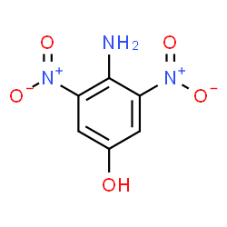 ChemSpider 2D Image | 4-Amino-3,5-dinitrophenol | C6H5N3O5