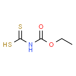 ChemSpider 2D Image | O-Ethyl hydrogen dithioimidodicarbonate | C4H7NO2S2