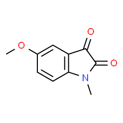 ChemSpider 2D Image | 5-Methoxy-1-methylindoline-2,3-dione | C10H9NO3