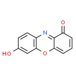 ChemSpider 2D Image | 7-Hydroxy-1H-phenoxazin-1-one | C12H7NO3