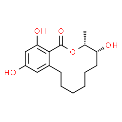 ChemSpider 2D Image | (3R,4R)-4-hydroxyde-O-methyllasiodiplodin | C16H22O5