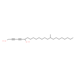 ChemSpider 2D Image | 15-Methyl-2,4-tricosadiyne-1,6-diol | C24H42O2