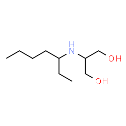 ChemSpider 2D Image | 2-(3-Heptanylamino)-1,3-propanediol | C10H23NO2