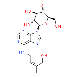 ChemSpider 2D Image | Cis-Zeatin-9-glucoside | C16H23N5O6