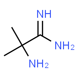 ChemSpider 2D Image | 2-Amino-2-methylpropanimidamide | C4H11N3