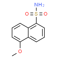 ChemSpider 2D Image | 5-Methoxy-1-naphthalenesulfonamide | C11H11NO3S