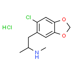 ChemSpider 2D Image | 6-chloro-MDMA (hydrochloride) | C11H15Cl2NO2