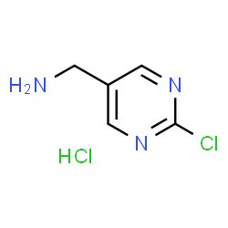 ChemSpider 2D Image | (2-Chloropyrimidin-5-yl)methanamine hydrochloride | C5H7Cl2N3