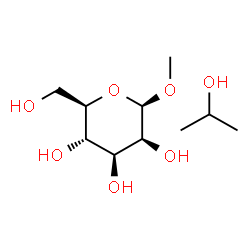 ChemSpider 2D Image | 2-Propanol - methyl beta-D-mannopyranoside (1:1) | C10H22O7