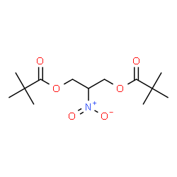 ChemSpider 2D Image | 2-Nitro-1,3-propanediyl bis(2,2-dimethylpropanoate) | C13H23NO6