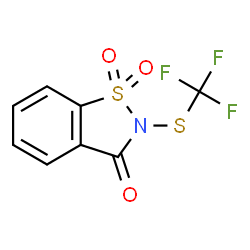 ChemSpider 2D Image | N-trifluoromethylthiosaccharin | C8H4F3NO3S2
