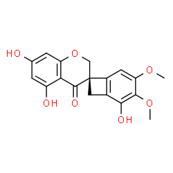 ChemSpider 2D Image | Scillavone A | C18H16O7
