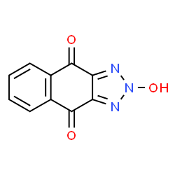 ChemSpider 2D Image | 2-Hydroxy-2H-naphtho[2,3-d][1,2,3]triazole-4,9-dione | C10H5N3O3