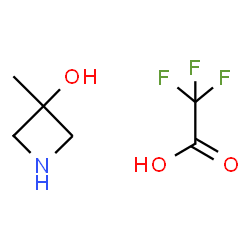 ChemSpider 2D Image | 3-Methyl-3-azetidinol trifluoroacetate (1:1) | C6H10F3NO3
