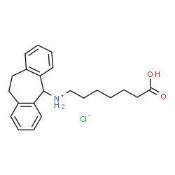 ChemSpider 2D Image | amineptine hydrochloride | C22H28ClNO2