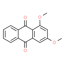 ChemSpider 2D Image | 1,3-Dimethoxy-9,10-anthraquinone | C16H12O4