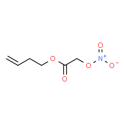 ChemSpider 2D Image | 3-Buten-1-yl (nitrooxy)acetate | C6H9NO5