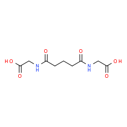 ChemSpider 2D Image | 2,2'-[(1,5-Dioxo-1,5-pentanediyl)diimino]diacetic acid | C9H14N2O6