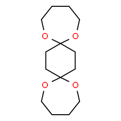 ChemSpider 2D Image | 1,6,11,16-Tetraoxadispiro[6.2.6.2]octadecane | C14H24O4