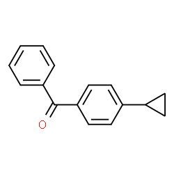 ChemSpider 2D Image | (4-Cyclopropylphenyl)(phenyl)methanone | C16H14O