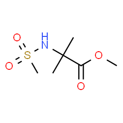 ChemSpider 2D Image | Methyl 2-methyl-N-(methylsulfonyl)alaninate | C6H13NO4S