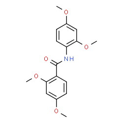 ChemSpider 2D Image | N-(2,4-Dimethoxyphenyl)-2,4-dimethoxybenzamide | C17H19NO5