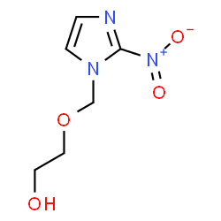 ChemSpider 2D Image | 2-[(2-Nitro-1H-imidazol-1-yl)methoxy]ethanol | C6H9N3O4