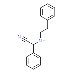 ChemSpider 2D Image | Phenyl((2-phenylethyl)amino)acetonitrile | C16H16N2