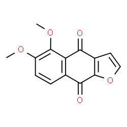 ChemSpider 2D Image | 5,6-Dimethoxynaphtho[2,3-b]furan-4,9-dione | C14H10O5