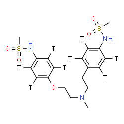 ChemSpider 2D Image | [3H]-Dofetilide | C19H19T8N3O5S2