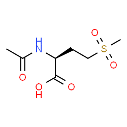 ChemSpider 2D Image | N-acetylmethionine sulfone | C7H13NO5S