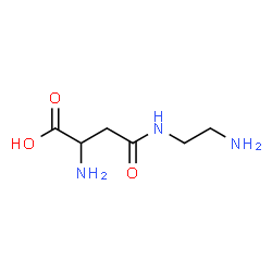 ChemSpider 2D Image | N-(2-Aminoethyl)asparagine | C6H13N3O3