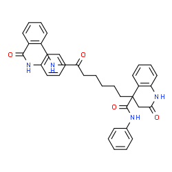 ChemSpider 2D Image | N,N'-Bis[2-(phenylcarbamoyl)phenyl]nonanediamide | C35H36N4O4