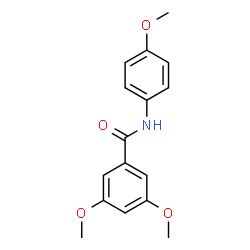 ChemSpider 2D Image | 3,5-Dimethoxy-N-(4-methoxyphenyl)benzamide | C16H17NO4