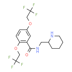 ChemSpider 2D Image | Flecainide | C17H20F6N2O3