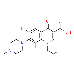 ChemSpider 2D Image | Fleroxacin | C17H18F3N3O3