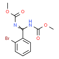 ChemSpider 2D Image | Dimethyl [(2-bromophenyl)methylylidene]biscarbamate | C11H11BrN2O4