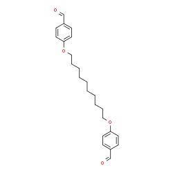 ChemSpider 2D Image | 4,4'-[1,10-Decanediylbis(oxy)]dibenzaldehyde | C24H30O4