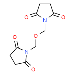 ChemSpider 2D Image | 1,1'-(Oxydimethanediyl)dipyrrolidine-2,5-Dione | C10H12N2O5