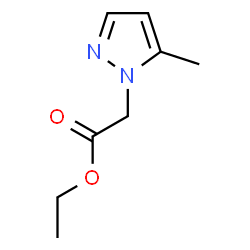 ChemSpider 2D Image | ethyl 2-(5-methylpyrazol-1-yl)acetate | C8H12N2O2