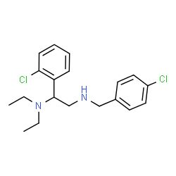 ChemSpider 2D Image | N~2~-(4-Chlorobenzyl)-1-(2-chlorophenyl)-N~1~,N~1~-diethyl-1,2-ethanediamine | C19H24Cl2N2