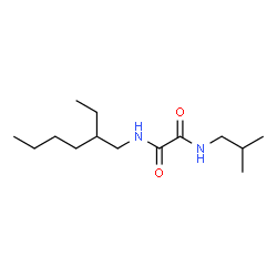 ChemSpider 2D Image | N-(2-Ethylhexyl)-N'-isobutylethanediamide | C14H28N2O2