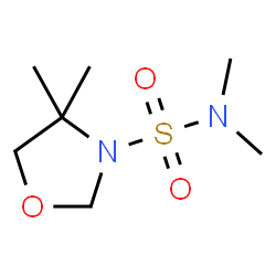 ChemSpider 2D Image | N,N,4,4-Tetramethyl-1,3-oxazolidine-3-sulfonamide | C7H16N2O3S