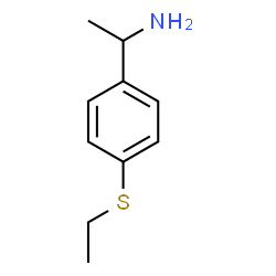 ChemSpider 2D Image | 1-[4-(Ethylsulfanyl)phenyl]ethanamine | C10H15NS