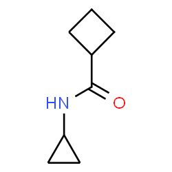 ChemSpider 2D Image | N-Cyclopropylcyclobutanecarboxamide | C8H13NO