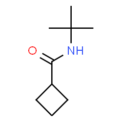 ChemSpider 2D Image | N-(2-Methyl-2-propanyl)cyclobutanecarboxamide | C9H17NO