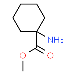 ChemSpider 2D Image | Methyl 1-aminocyclohexanecarboxylate | C8H15NO2