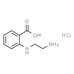 ChemSpider 2D Image | 2-[(2-Aminoethyl)amino]benzoic acid hydrochloride (1:1) | C9H13ClN2O2